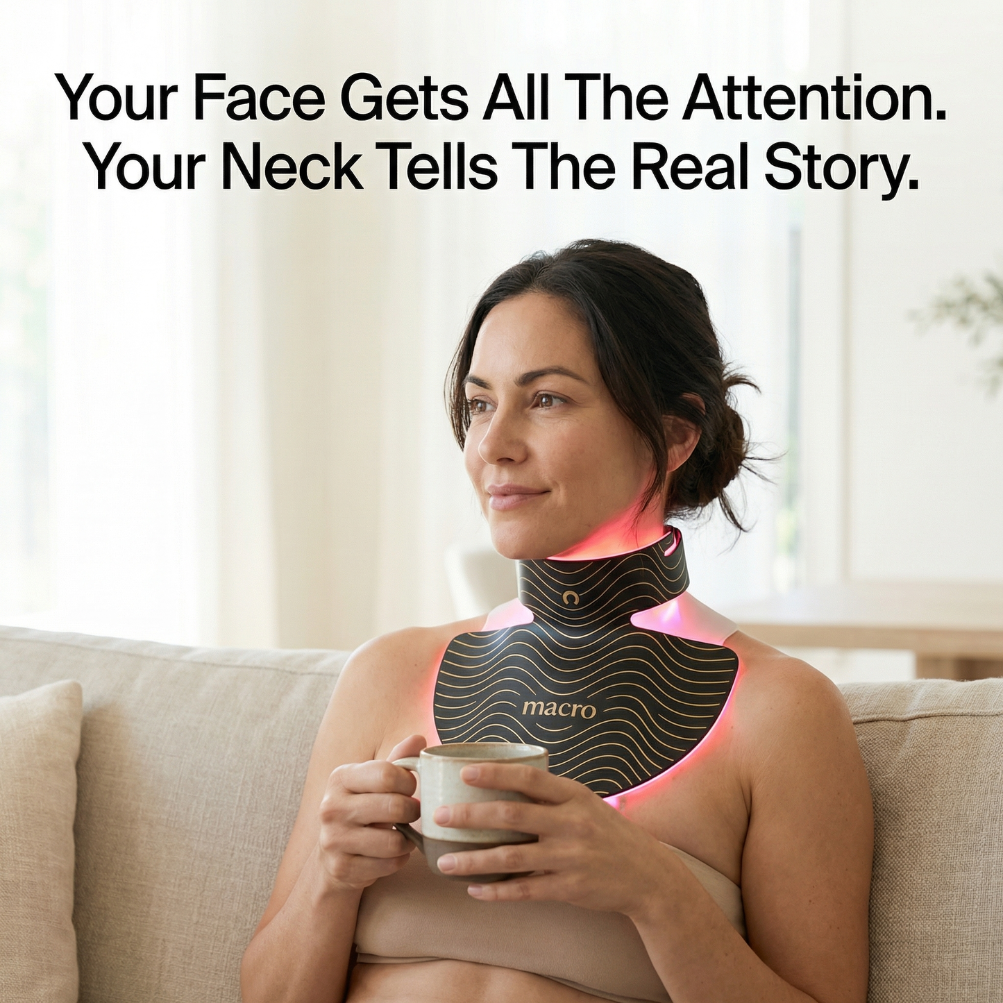 Neck & Chest Red Light Mask
