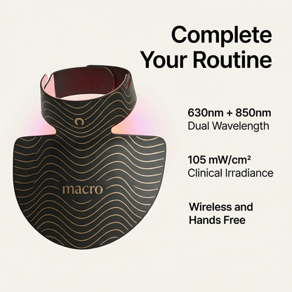 Neck & Chest Red Light Mask