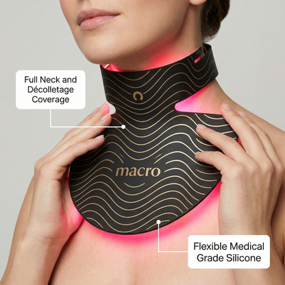 Neck & Chest Red Light Mask