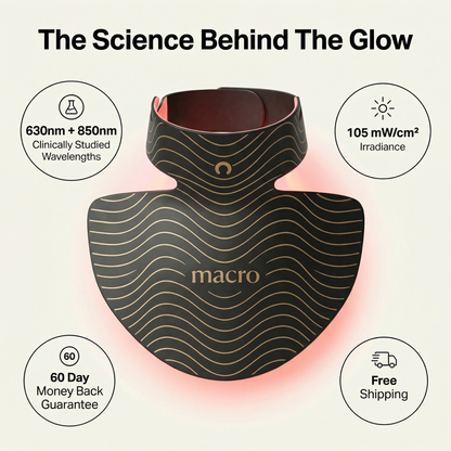 Neck & Chest Red Light Mask