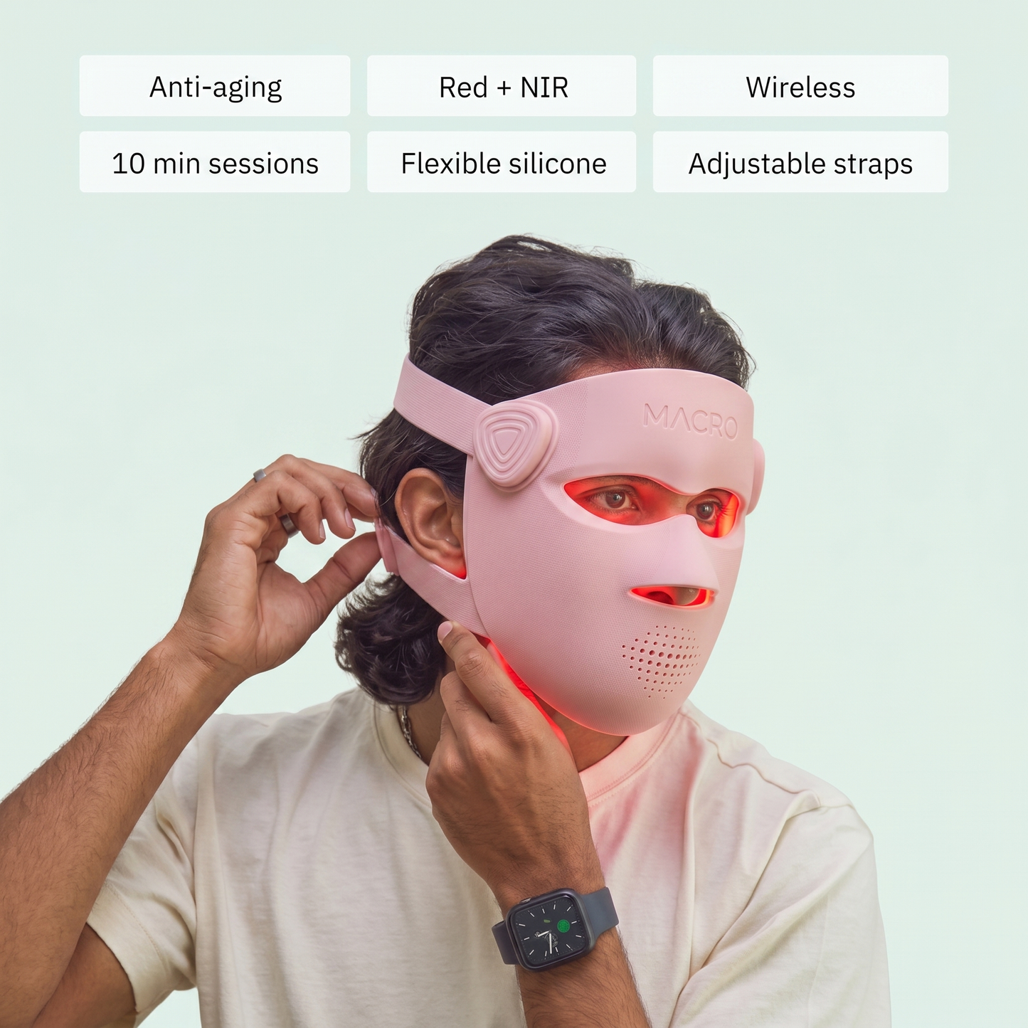 940 NM Red-Light Therapy Mask