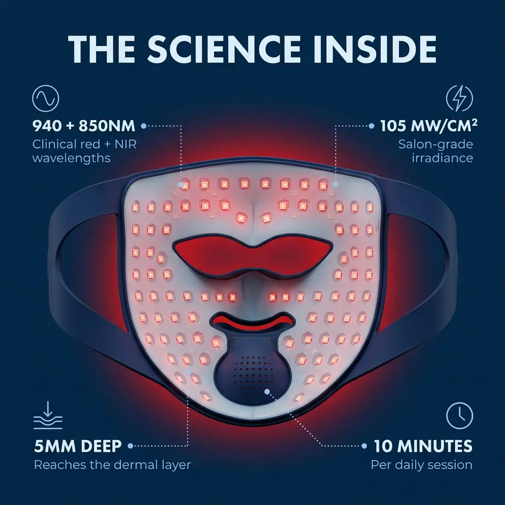 940 NM Red-Light Therapy Mask